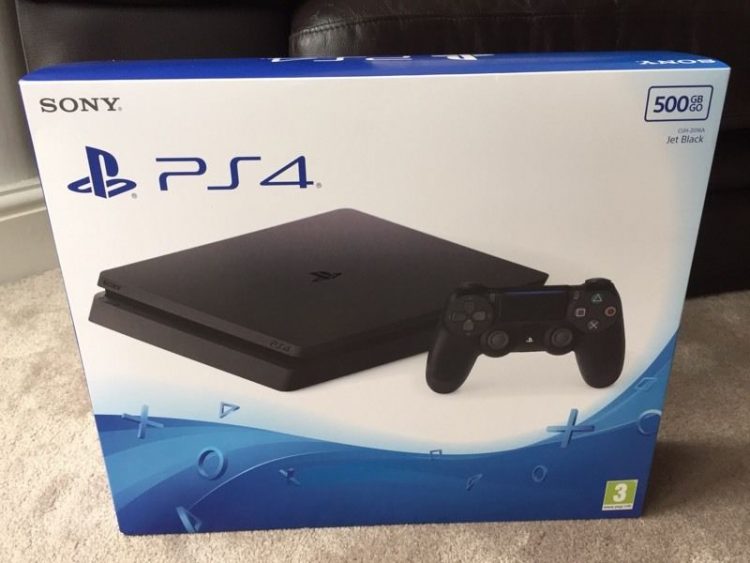 PS4 Slim boite face