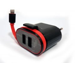 Nouveauté Brainwizz : le chargeur Secteur Universel Double Sorties USB avec câble Apple Lightning in...
