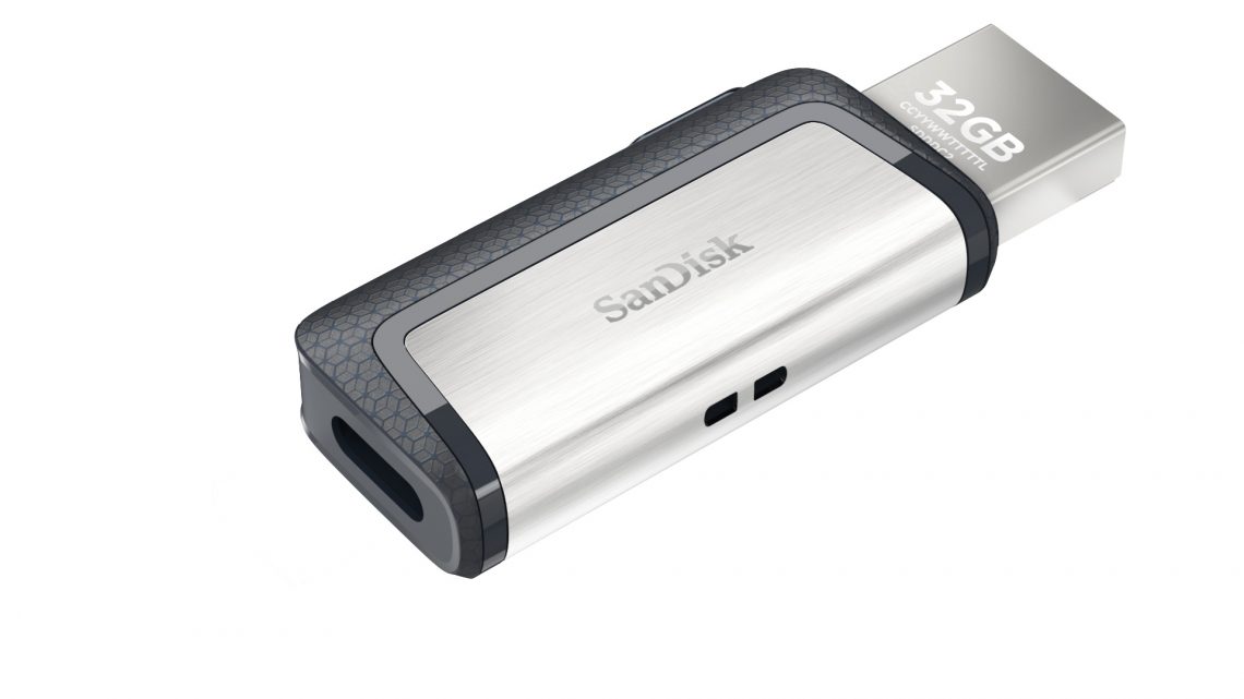 Product: SanDisk Ultra Dual Drive USB Type-C - left USB open up