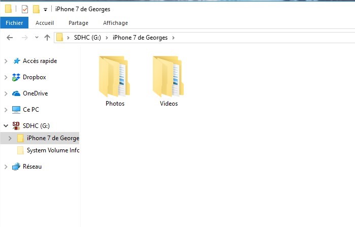 iPhone 7 de Georges