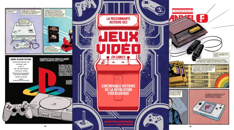 L histoire-des-jeux-vidéo-en-Comics-chez-Omaké-Books
